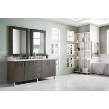 Load image into Gallery viewer, James Martin Metropolitan 72&quot; Silver Oak Double Vanity