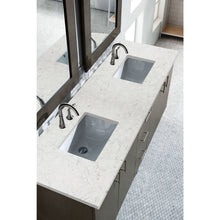Load image into Gallery viewer, James Martin Metropolitan 72&quot; Silver Oak Double Vanity