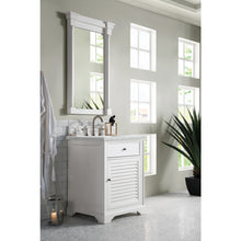 Load image into Gallery viewer, James Martin Savannah 26&quot; Bright White Single Vanity