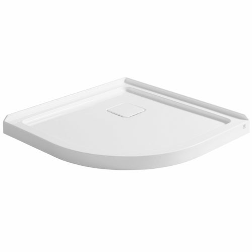 Eternity Series 38 in. x 38 in. Shower Base in White- Anzzi