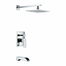 Load image into Gallery viewer, Mezzo Series 1-Handle 1-Spray Tub and Shower Faucet in Polished Chrome- Anzzi