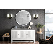 Load image into Gallery viewer, James Martin Athens 60&quot; Glossy White Single Vanity