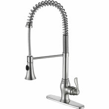 Load image into Gallery viewer, Bastion Single Handle Standard Kitchen Faucet in Brushed Nickel- Anzzi