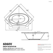 Load image into Gallery viewer, Atlantis Whirlpools Venus 60 x 60 Corner Air &amp; Whirlpool Jetted Bathtub- Atlantis Whirlpools