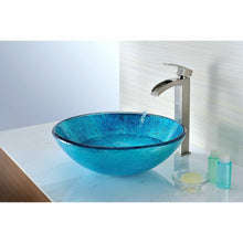 Load image into Gallery viewer, Accent Series Deco-Glass Vessel Sink in Blue Ice- Anzzi