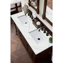 Load image into Gallery viewer, James Martin Brookfield 60&quot; Burnished Mahogany Double Vanity