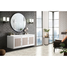 Load image into Gallery viewer, James Martin Athens 60&quot; Glossy White Single Vanity