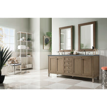 Load image into Gallery viewer, James Martin Chicago 72&quot; Whitewashed Walnut Double Vanity
