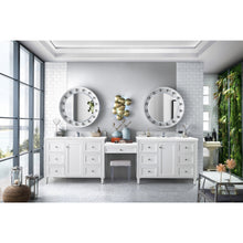 Load image into Gallery viewer, James Martin Copper Cove Encore 122&quot; Bright White Double Vanity Set- James Martin