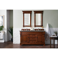 Load image into Gallery viewer, James Martin Brookfield 60&quot; Warm Cherry Double Vanity