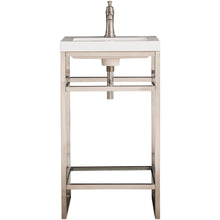 Load image into Gallery viewer, James Martin Boston 20&quot; Stainless Steel Sink Console- James Martin