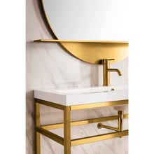 Load image into Gallery viewer, James Martin Boston 39.5&quot; Radiant Gold Stainless Steel Sink Console