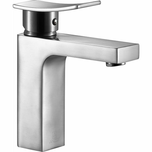 Promenade Single Hole Single Handle Bathroom Faucet in Brushed Nickel- Anzzi