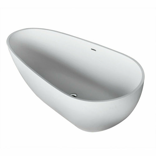 Atlantis Whirlpools Arnaud 34 x 67 Artificial Stone Freestanding Bathtub- Atlantis Whirlpools