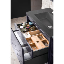 Load image into Gallery viewer, James Martin Milan 31.5&quot; Modern Grey - Brushed Nickel Single Vanity with Base