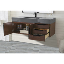 Load image into Gallery viewer, James Martin Mercer Island 48&quot; Coffee Oak - Matte Black Single Vanity
