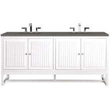 Load image into Gallery viewer, James Martin Athens 72&quot; Glossy White Double Vanity- James Martin