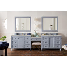 Load image into Gallery viewer, James Martin Copper Cove Encore 122&quot; Silver Gray Double Vanity Set