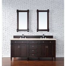 Load image into Gallery viewer, James Martin Brittany 72&quot;  Burnished Mahogany Double Vanity
