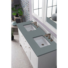 Load image into Gallery viewer, James Martin Palisades 60&quot; Bright White Double Vanity