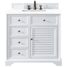 Load image into Gallery viewer, James Martin Savannah 36&quot; Bright White Single Vanity- James Martin
