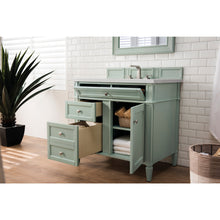 Load image into Gallery viewer, James Martin Brittany 36&quot;Sage Green Single Vanity