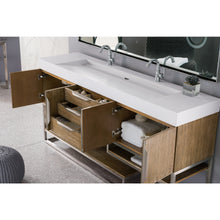 Load image into Gallery viewer, James Martin Columbia 72&quot; Latte Oak Double Vanity