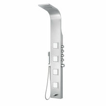 Load image into Gallery viewer, Mesa 64 in. Full Body Shower Panel with Heavy Rain Shower and Spray Wand in Brushed Steel- Anzzi