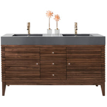 Load image into Gallery viewer, James Martin Linear 59&quot; Mid Century Walnut Double Vanity- James Martin
