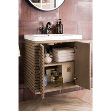 Load image into Gallery viewer, James Martin Linden 24&quot; Whitewashed Walnut Single Vanity Cabinet