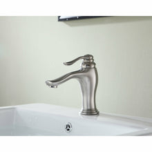 Load image into Gallery viewer, Anfore Single Hole Single Handle Bathroom Faucet in Brushed Nickel- Anzzi