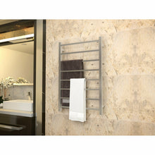 Load image into Gallery viewer, Bell 8-Bar Stainless Steel Wall Mounted Electric Towel Warmer Rack in Polished Chrome- Anzzi