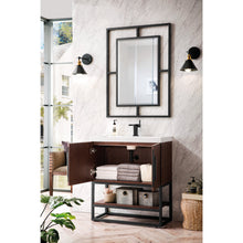 Load image into Gallery viewer, James Martin Columbia 31.5&quot; Coffee Oak - Matte Black Single Vanity