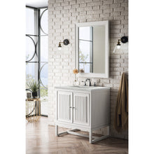 Load image into Gallery viewer, James Martin Athens 30&quot; Glossy White Single Vanity