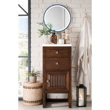 Load image into Gallery viewer, James Martin Athens 15 Cabinet w/ Drawers &amp; Door Mid Century Acacia