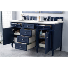 Load image into Gallery viewer, James Martin Brittany 60&quot;  Victory Blue Double Vanity