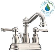 Load image into Gallery viewer, Edge Series 4 in. Centerset 2-Handle Mid-Arc Bathroom Faucet in Brushed Nickel- Anzzi