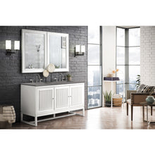 Load image into Gallery viewer, James Martin Athens 60&quot; Glossy White Double Vanity