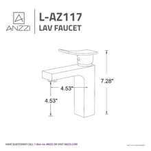 Load image into Gallery viewer, Promenade Single Hole Single Handle Bathroom Faucet in Brushed Nickel- Anzzi