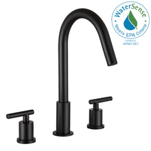 Load image into Gallery viewer, Spartan 8 in. Widespread 2-Handle Bathroom Faucet in Oil Rubbed Bronze- Anzzi