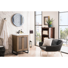 Load image into Gallery viewer, James Martin Chianti 24&quot; Whitewashed Walnut - Matte Black Single Vanity