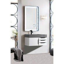 Load image into Gallery viewer, James Martin Mercer Island 36&quot; Glossy White - Matte Black Single Vanity