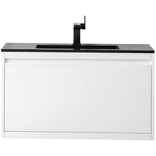 Load image into Gallery viewer, James Martin Milan 35.4&quot; Glossy White Single Vanity- James Martin