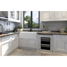 Load image into Gallery viewer, Roine Farmhouse Reversible Apron Front Solid Surface 30 in. Single Basin Kitchen Sink in White- Anzzi