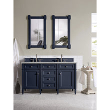 Load image into Gallery viewer, James Martin Brittany 60&quot;  Victory Blue Double Vanity- James Martin