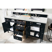 Load image into Gallery viewer, James Martin Brittany 72&quot;  Black Onyx Double Vanity