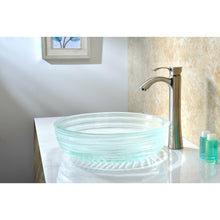 Load image into Gallery viewer, Canta Series Deco-Glass Vessel Sink in Lustrous Translucent Crystal- Anzzi
