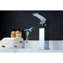 Load image into Gallery viewer, Revere Series Single Hole Single-Handle Low-Arc Bathroom Faucet in Polished Chrome- Anzzi