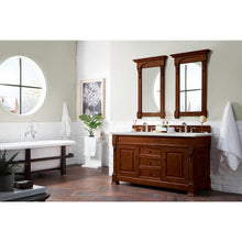 Load image into Gallery viewer, James Martin Brookfield 60&quot; Warm Cherry Double Vanity