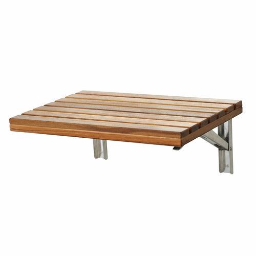 Goreme 12.6 in. Teak Wall Mounted Shower Seat- Anzzi